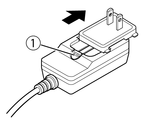 Remove AC adapter 1 DP500BT